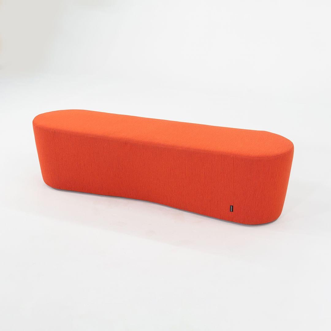 2023 Alfredo Haberli per Moroso Pouf Taba A in Tessuto Arancione in vendita 4