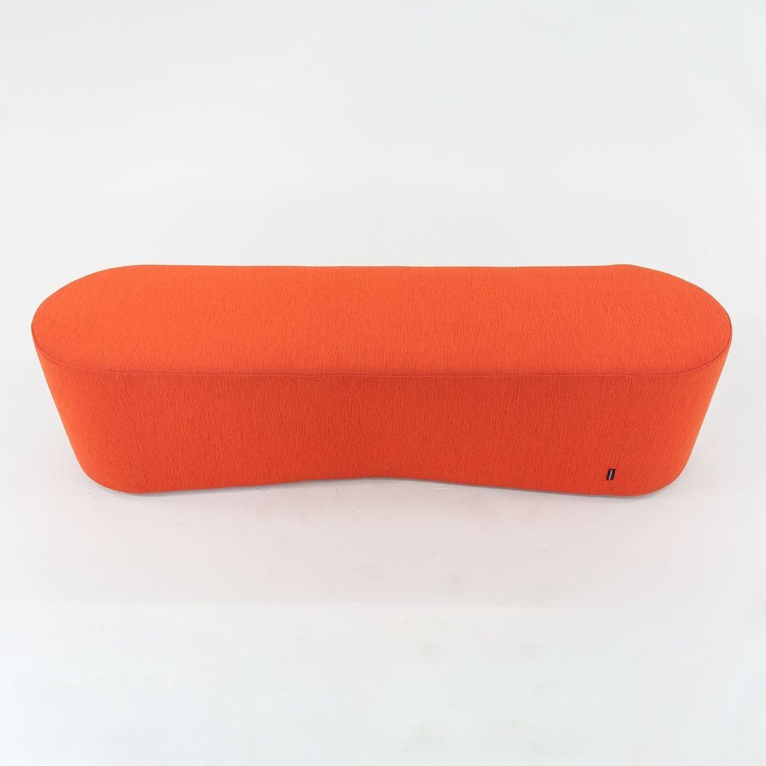 2023 Alfredo Haberli per Moroso Pouf Taba A in Tessuto Arancione in vendita 5