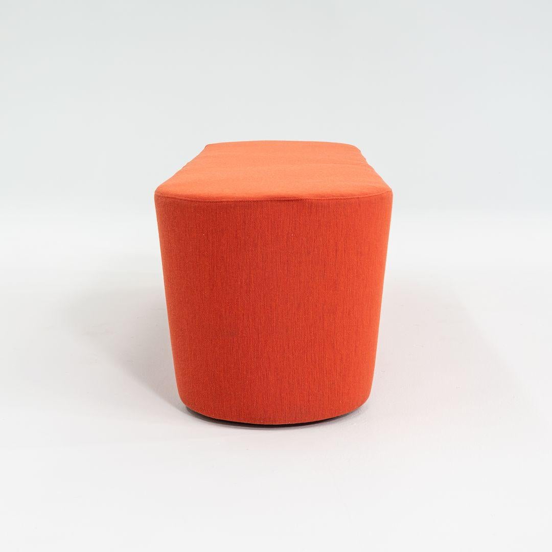 Italiano 2023 Alfredo Haberli per Moroso Pouf Taba A in Tessuto Arancione in vendita