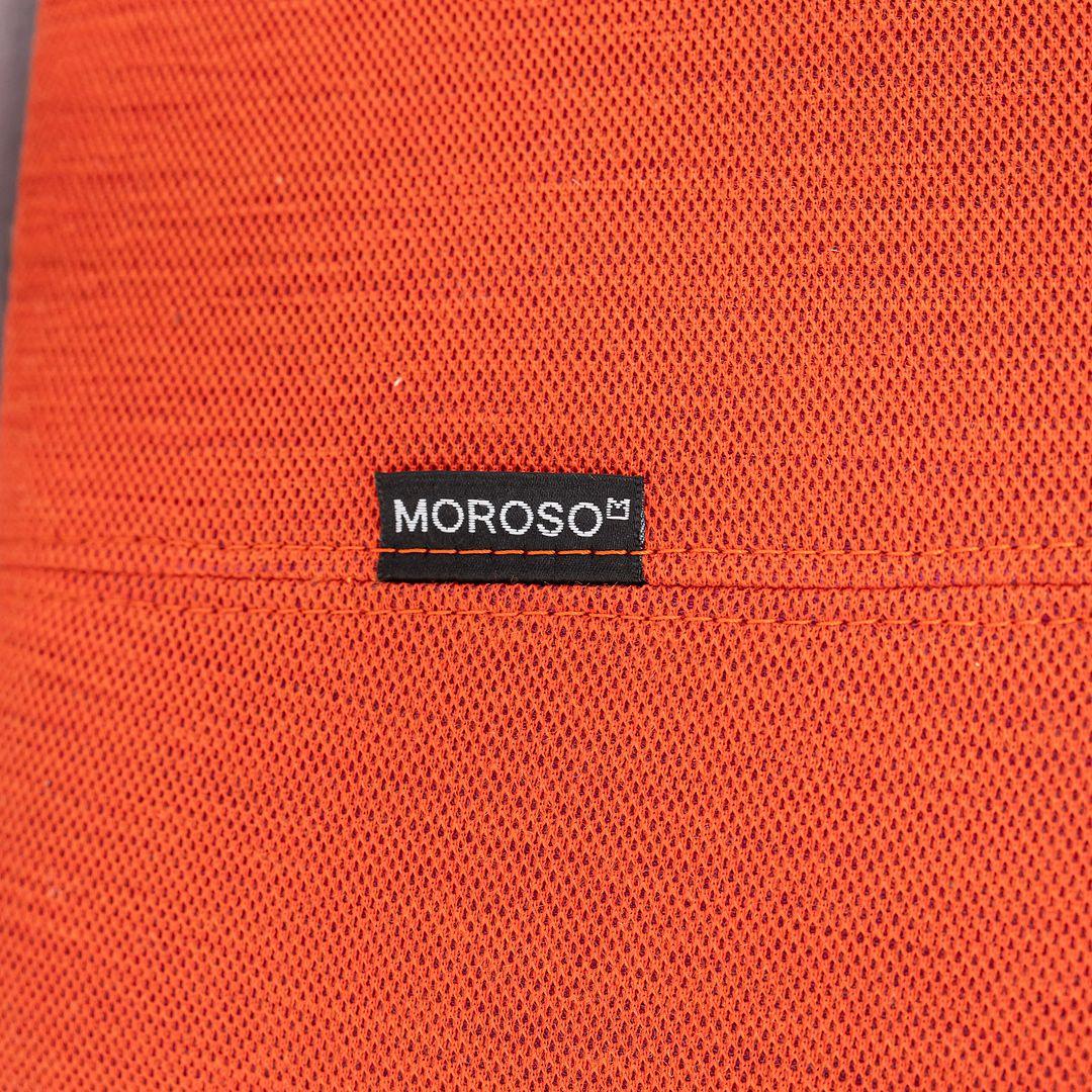 XXI secolo e contemporaneo 2023 Alfredo Haberli per Moroso Pouf Taba A in Tessuto Arancione in vendita