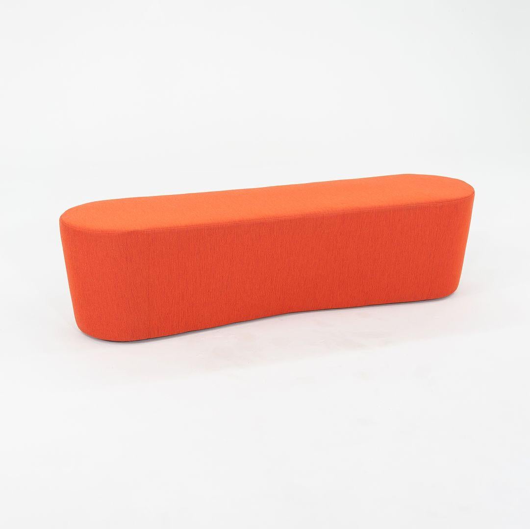 2023 Alfredo Haberli per Moroso Pouf Taba A in Tessuto Arancione in vendita 1