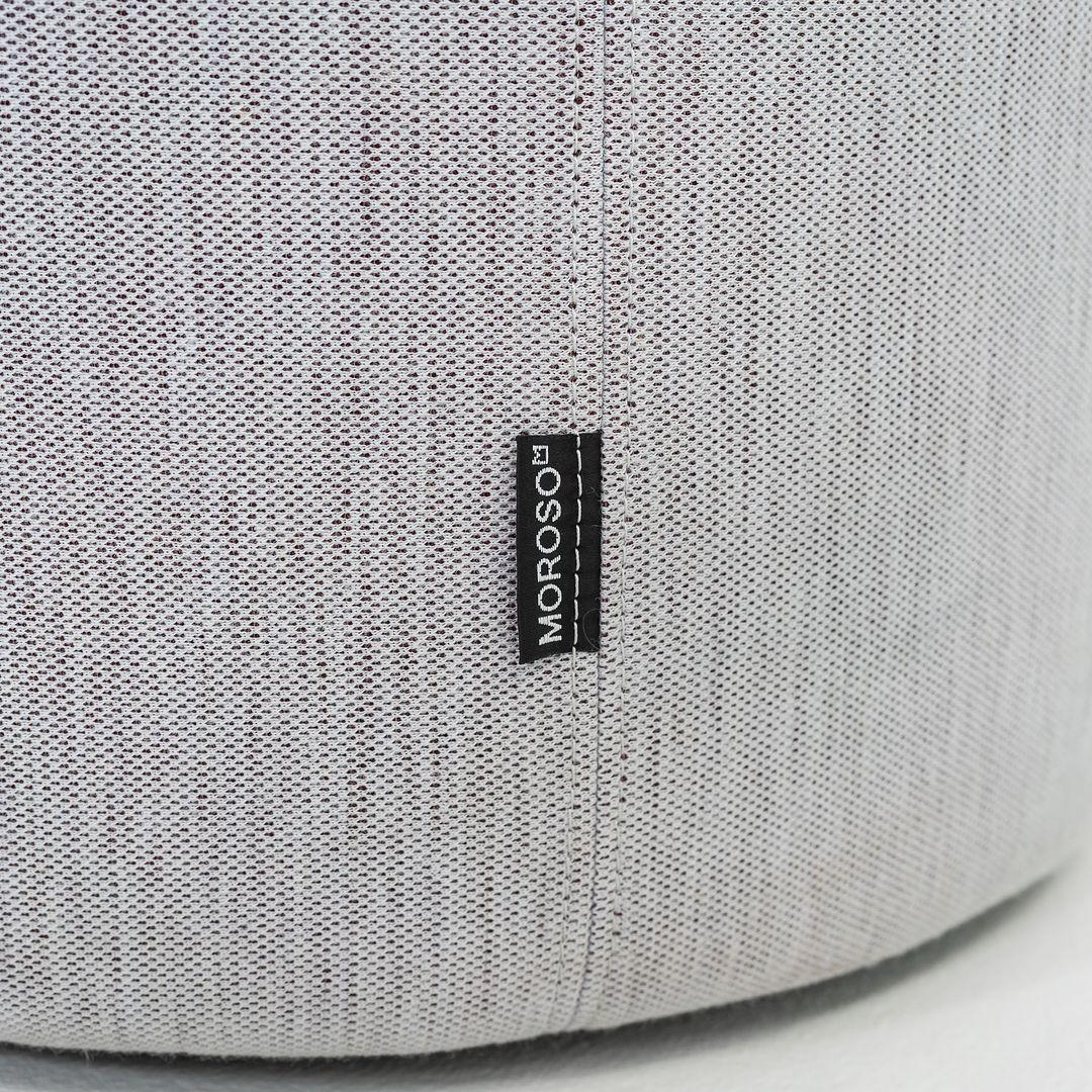 XXIe siècle et contemporain 2023 Alfredo Haberli for Moroso Taba Ottoman D High Upholstered in Grey Fabric en vente