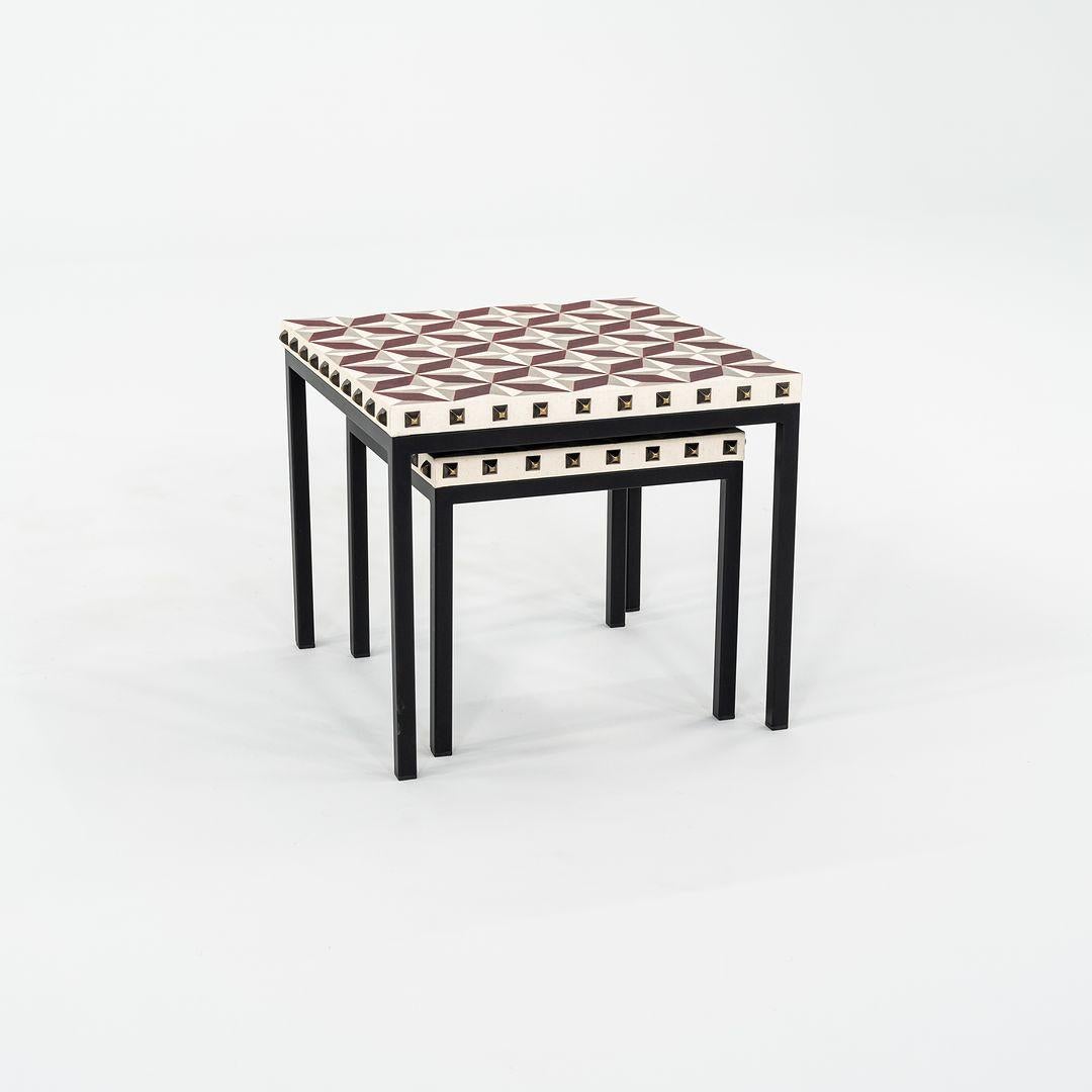 2023 Annabel Karim Kassar for Moroso Not a Harem Side / End Table 45x45 cm Black For Sale 3