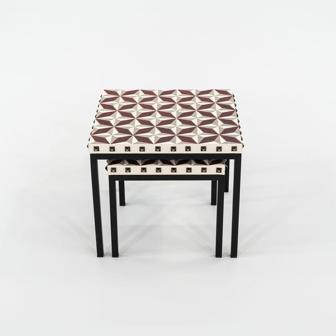 2023 Annabel Karim Kassar for Moroso Not a Harem Side / End Table 45x45 cm Black For Sale 5