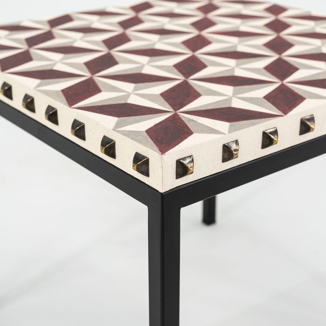 2023 Annabel Karim Kassar for Moroso Not a Harem Side / End Table 45x45 cm Black In Good Condition For Sale In Philadelphia, PA