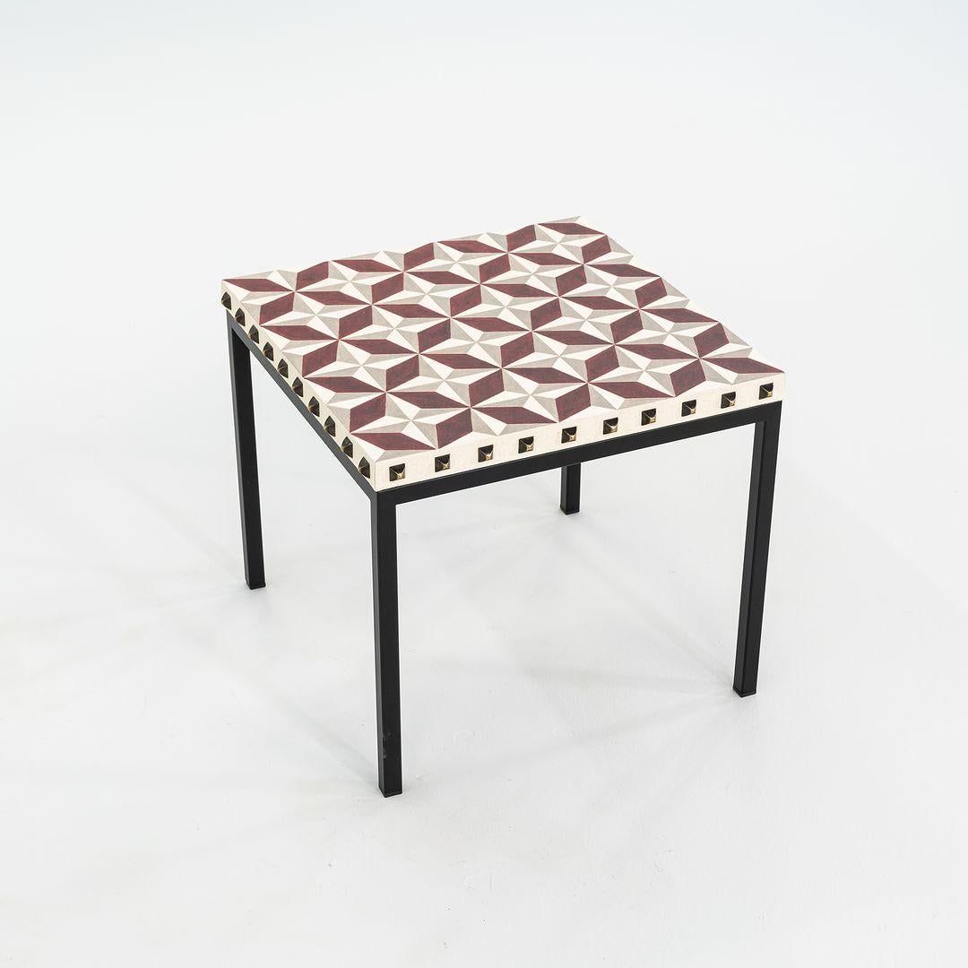 Contemporary 2023 Annabel Karim Kassar for Moroso Not a Harem Side / End Table 45x45 cm Black For Sale