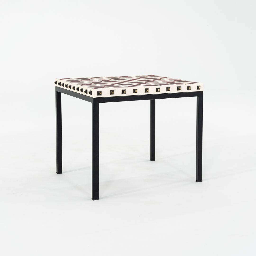 2023 Annabel Karim Kassar for Moroso Not a Harem Side / End Table 45x45 cm Black For Sale 2