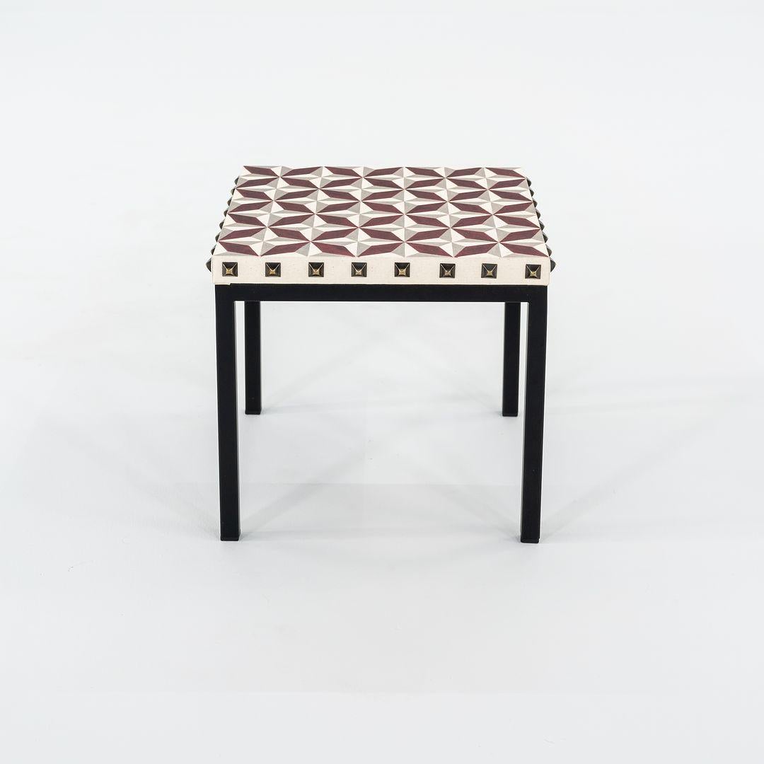 2023 Annabel Karim Kassar for Moroso Not a Harem Small Side / End Table 35x35 cm For Sale 4