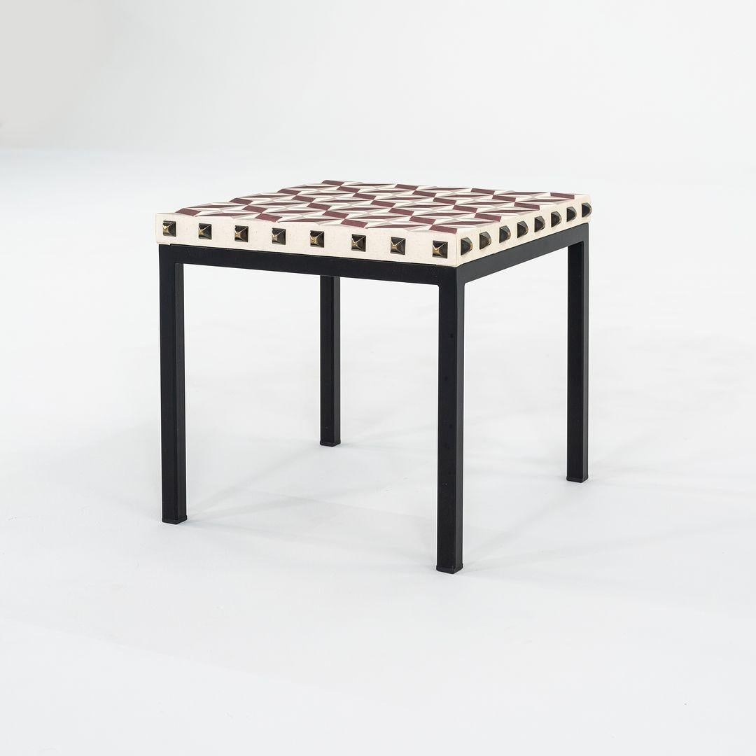 Modern 2023 Annabel Karim Kassar for Moroso Not a Harem Small Side / End Table 35x35 cm For Sale