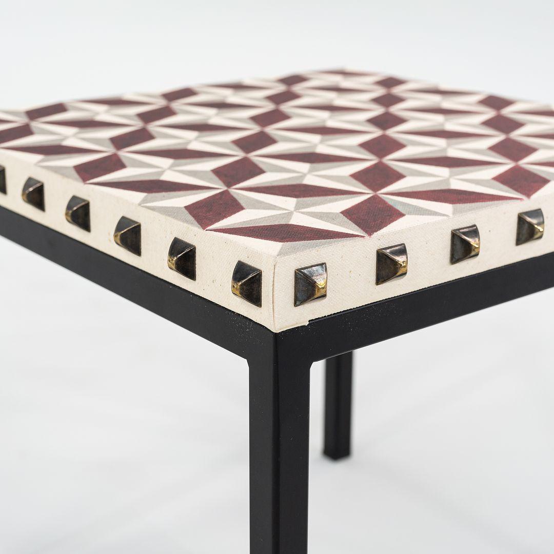 Italian 2023 Annabel Karim Kassar for Moroso Not a Harem Small Side / End Table 35x35 cm For Sale