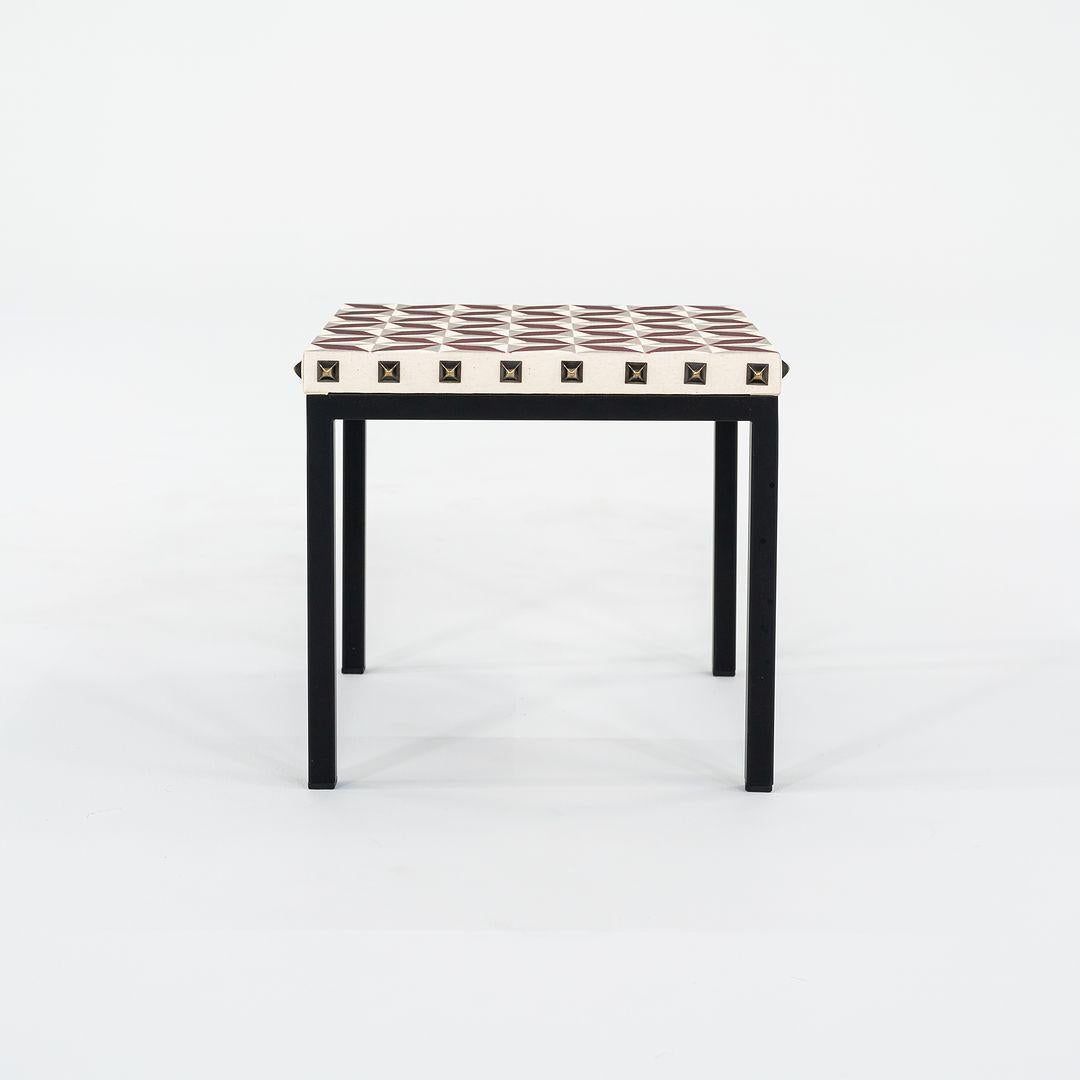 Steel 2023 Annabel Karim Kassar for Moroso Not a Harem Small Side / End Table 35x35 cm For Sale