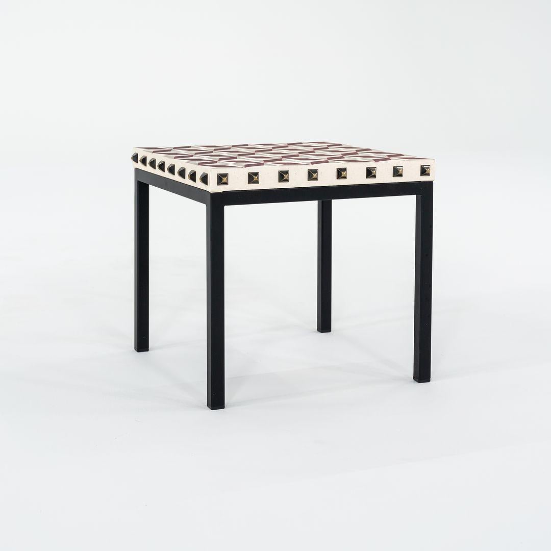 2023 Annabel Karim Kassar for Moroso Not a Harem Small Side / End Table 35x35 cm For Sale 1