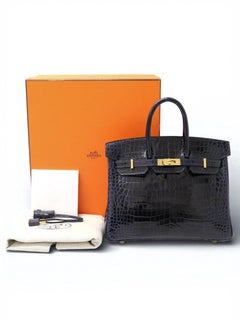 2023 Birkin 25 navy crocodile