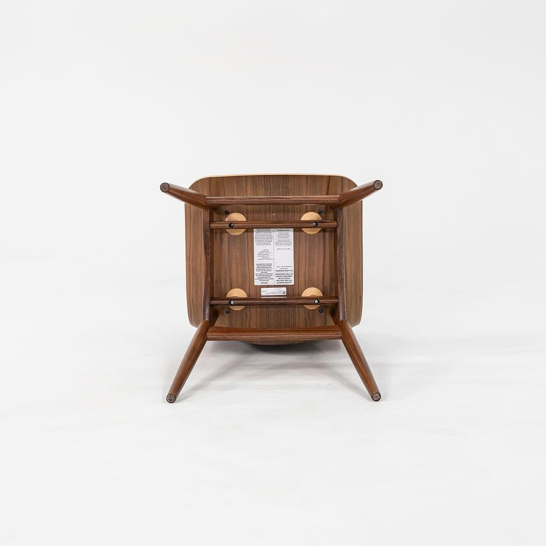 2023 Carl Hansen BA001S Preludia Chair in Walnut with Upholstered Leather Seat For Sale 4
