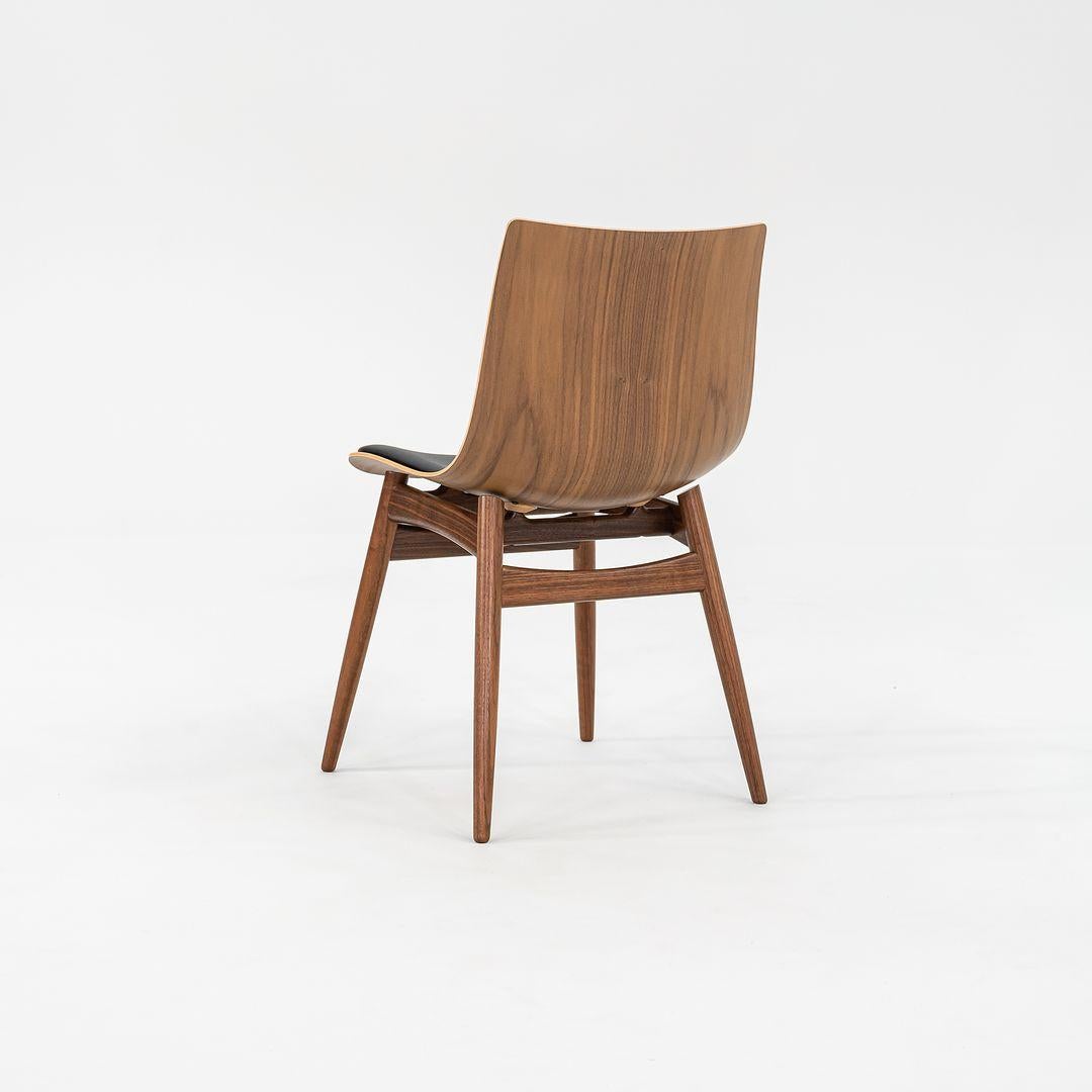 2023 Carl Hansen BA001S Preludia Chair in Walnut with Upholstered Leather Seat For Sale 1