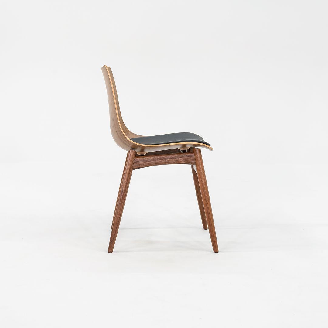 2023 Carl Hansen BA001S Preludia Chair in Walnut with Upholstered Leather Seat For Sale 2
