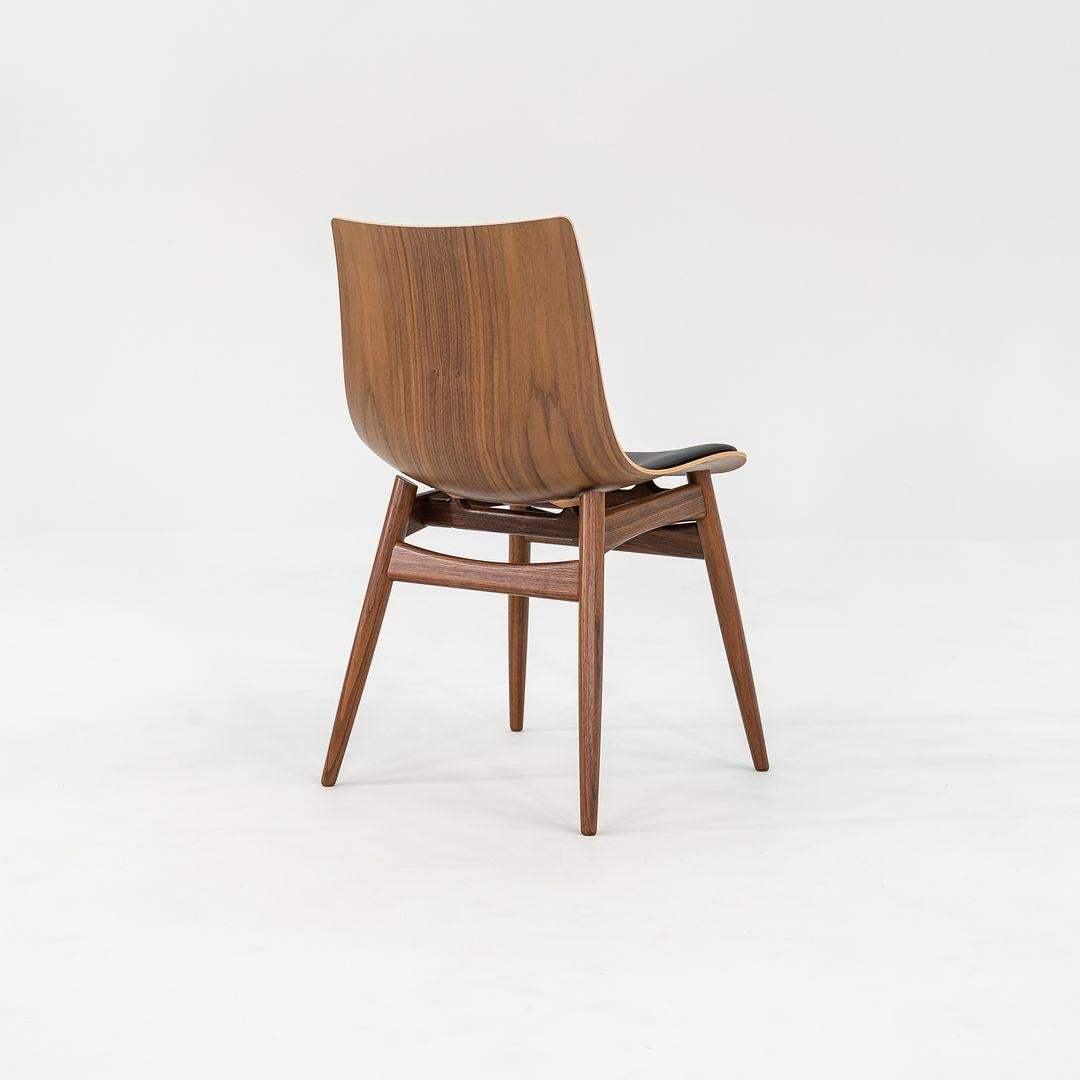 2023 Carl Hansen BA001S Preludia Chair in Walnut with Upholstered Leather Seat For Sale 3