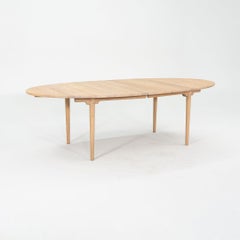 2023 Table de salle à manger Carl Hansen CH339 par Hans Wegner en Oak Oak White Oil 115 x 240 cm