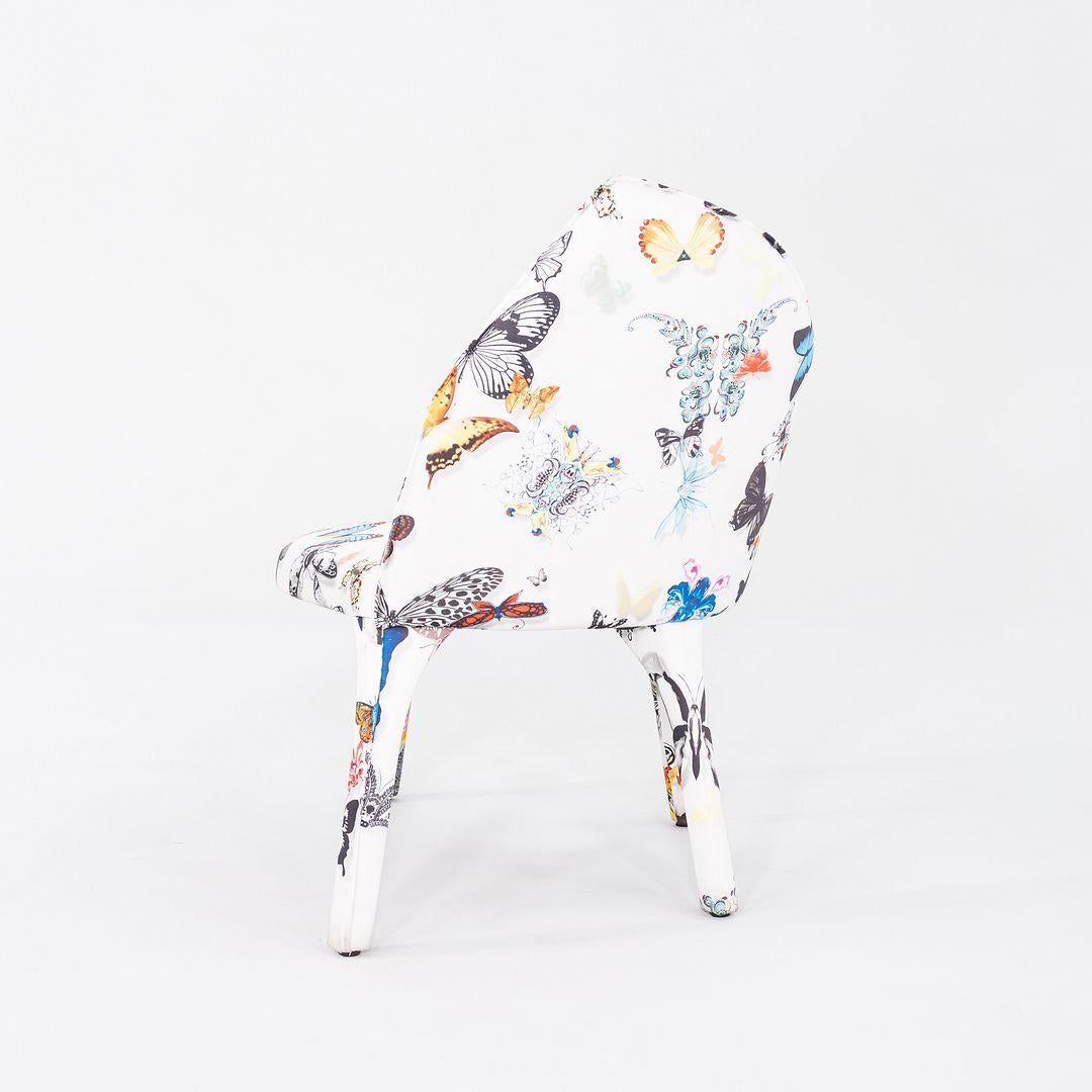 French 2023 Cecile Maia Pujol for Roche Bobois Lady B Lounge Arm Chair Tissue Butterfly For Sale