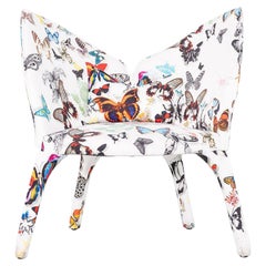 2023 Cecile Maia Pujol für Roche Bobois Lady B Lounge Arm Chair Tissue Butterfly