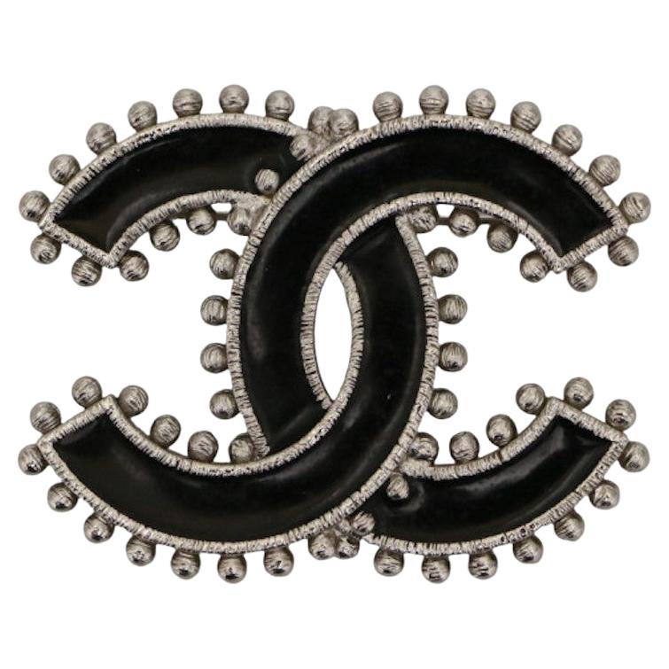 2023 Chanel schwarze Brosche
