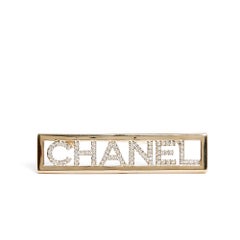 2023 Chanel Goldenes Fancy-Diamanten-Signet aus Diamanten