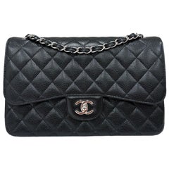 2023 Chanel Timeless Pelle Caviar Nera Borsa Tote