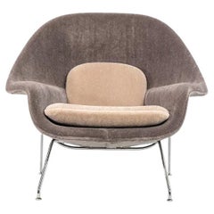 2023 Eero Saarinen For Knoll Full Size Womb Chair in Two-Tone Velvet