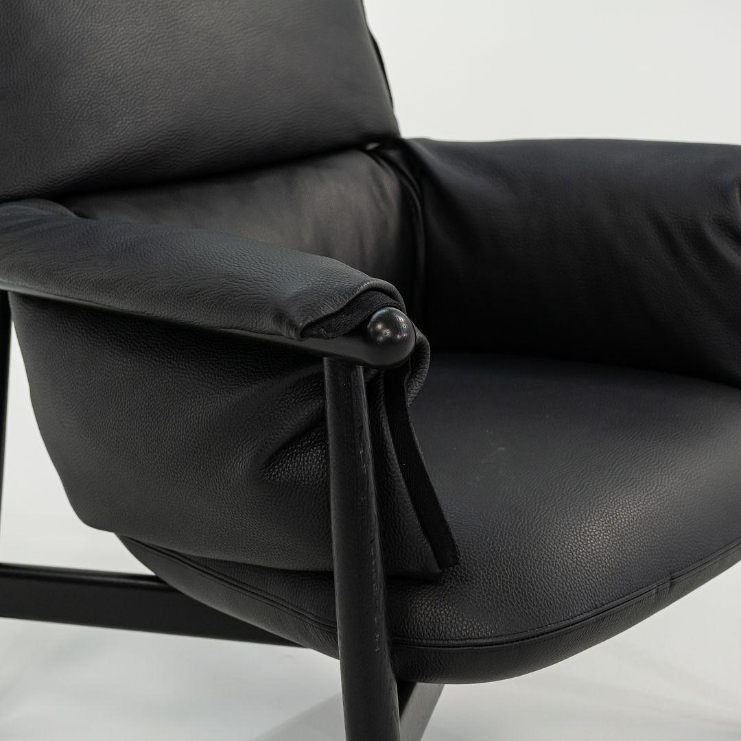 2023 EOOS für Carl Hansen E015 Embrace Loungesessel aus Leder mit Eiche im Angebot 3