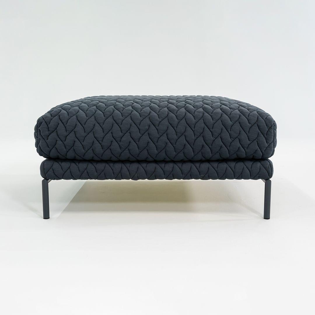 XXIe siècle et contemporain Ottoman/Pouf Gentry Sofa de Patricia Urquiola pour Moroso 90x90cm 2x Avail 2023 en vente