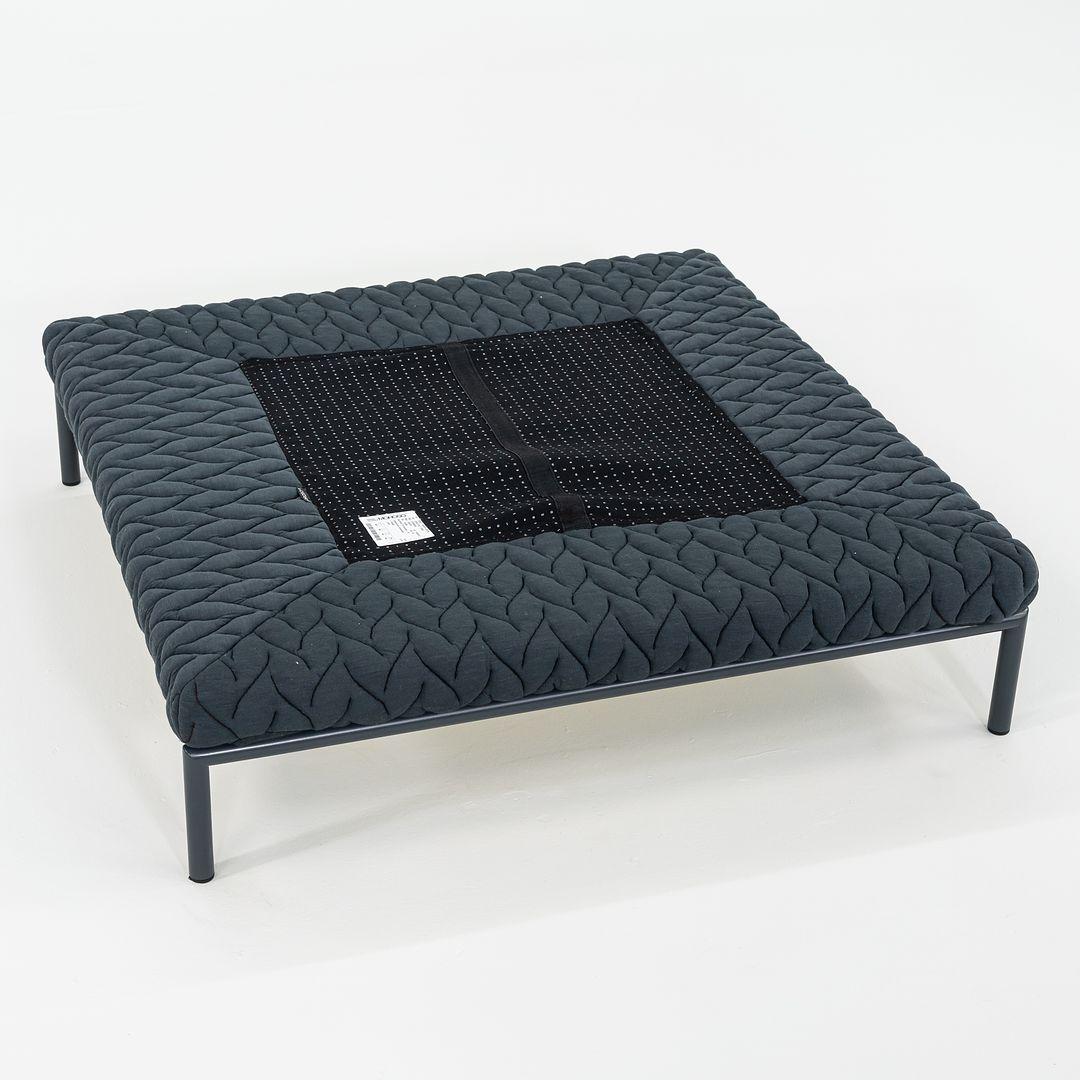 Acier Ottoman/Pouf Gentry Sofa de Patricia Urquiola pour Moroso 90x90cm 2x Avail 2023 en vente