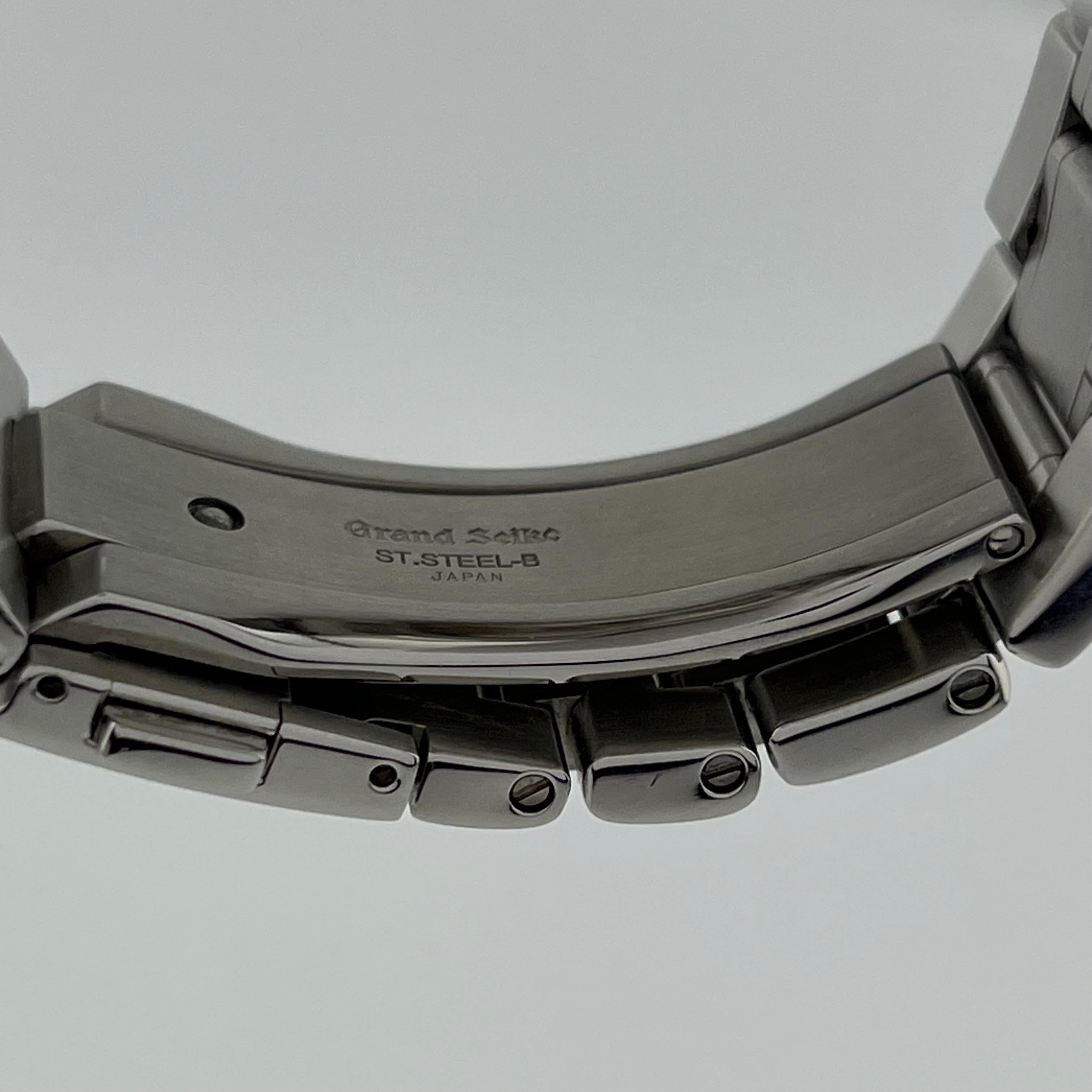 2023 Grand Seiko Heritage Spring Drive SBGA203G 40mm Esfera Negra Acero Caja Papeles en venta 5