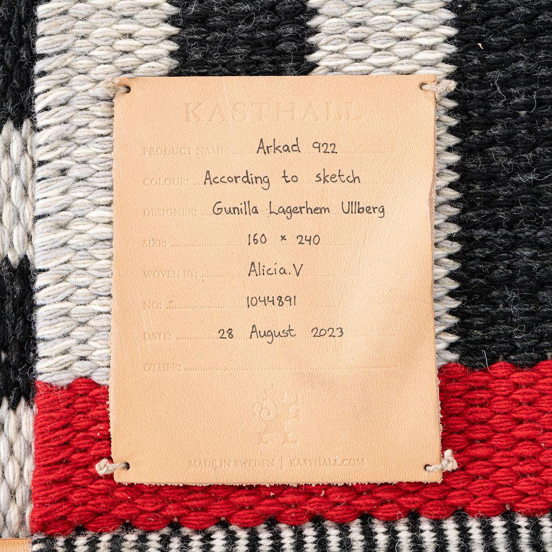 XXIe siècle et contemporain 2023 Gunilla Lagerhem Ullberg pour Kasthall Tapis spécial Arkad 160x240 cm en vente
