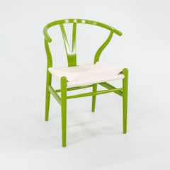 2023 Hans Wegner for Carl Hansen CH24 Wishbone Chair Beech Green w/ Papercord