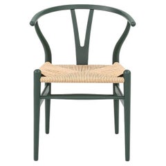 2023 Hans Wegner für Carl Hansen CH24 Wishbone-Stuhl in Weichgrün, Hans Wegner