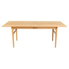 2023 Hans Wegner for Carl Hansen CH327 Dining Table in Solid Oak Oil 75x37 in