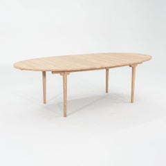2023 Hans Wegner para Carl Hansen CH339 Mesa de comedor en aceite de roble blanco 94x45 pulg.