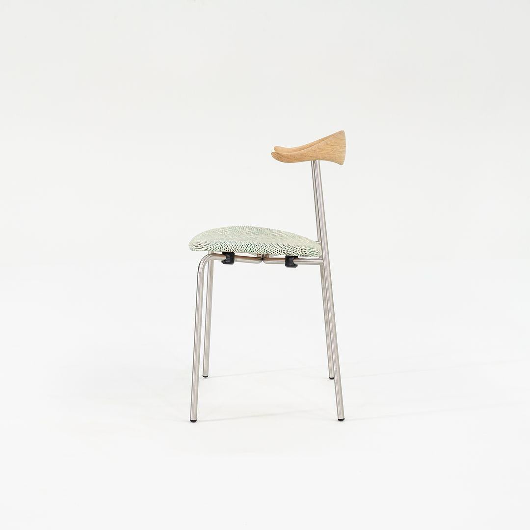 2023 Hans Wegner für Carl Hansen CH88P Stuhl Öl Eiche COL Leder Edelstahl (Moderne) im Angebot