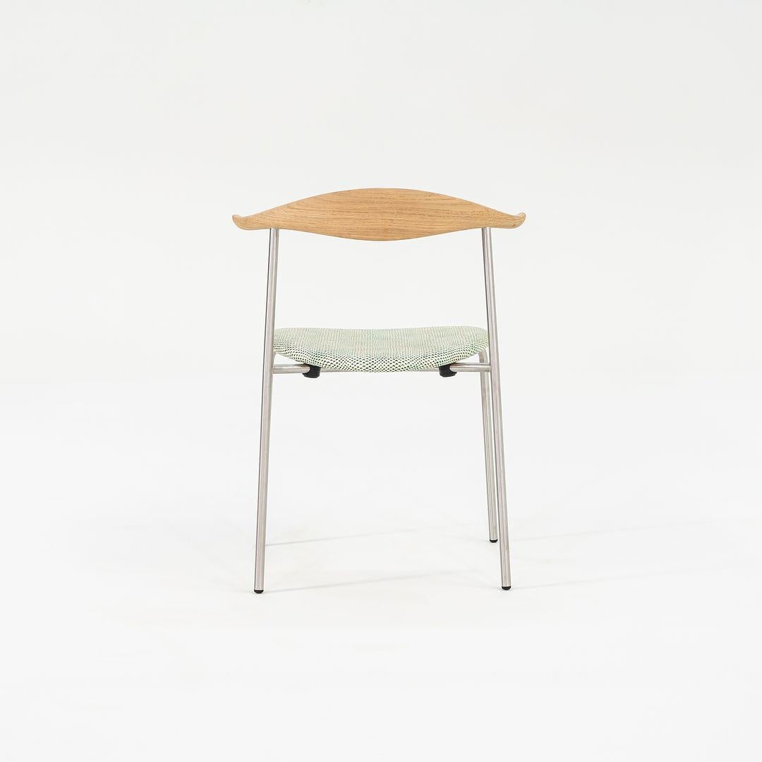 2023 Hans Wegner für Carl Hansen CH88P Stuhl Öl Eiche COL Leder Edelstahl im Zustand „Hervorragend“ im Angebot in Philadelphia, PA