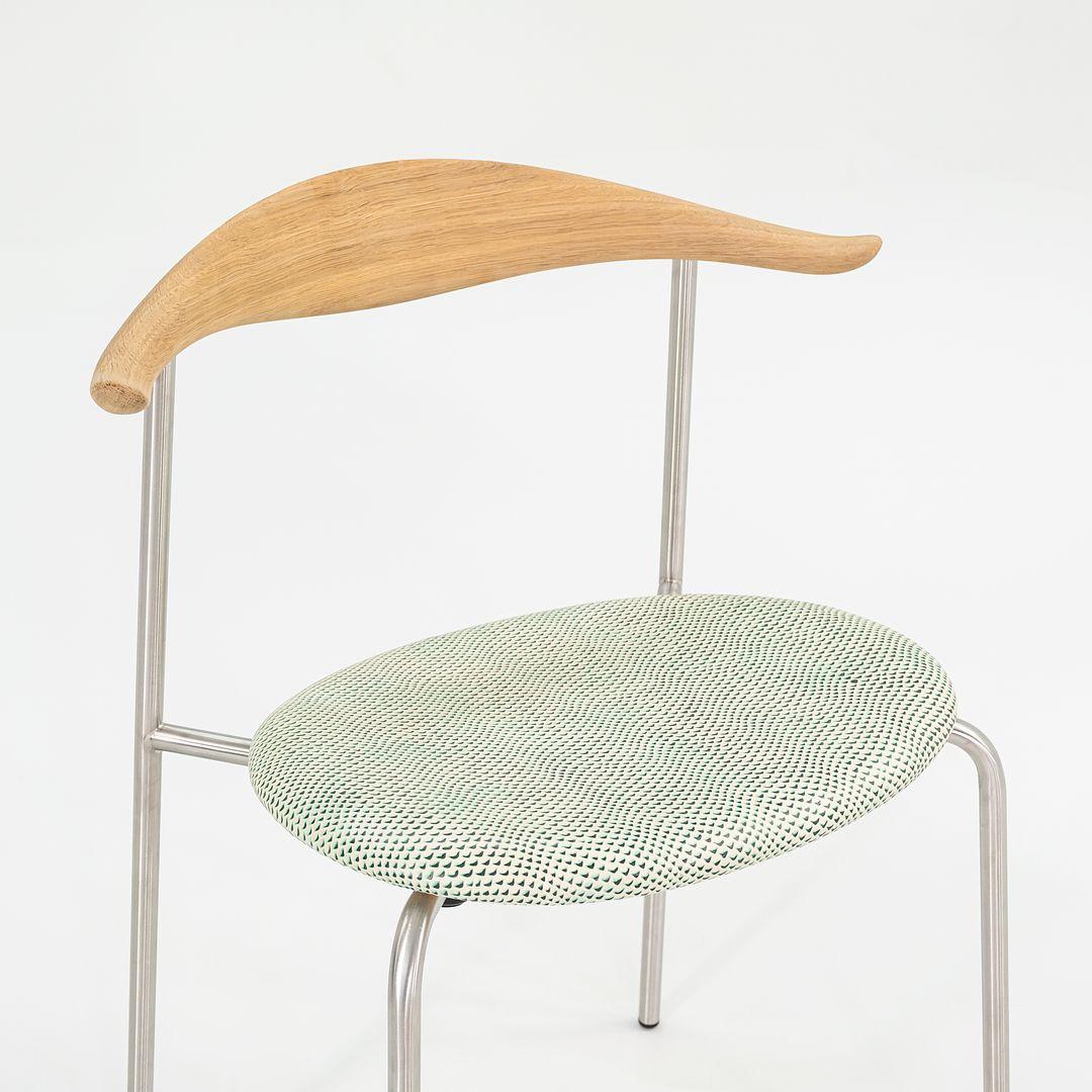 2023 Hans Wegner für Carl Hansen CH88P Stuhl Öl Eiche COL Leder Edelstahl im Angebot 1