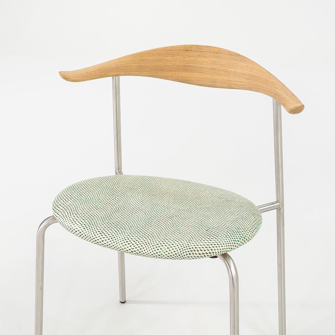 2023 Hans Wegner für Carl Hansen CH88P Stuhl Öl Eiche COL Leder Edelstahl im Angebot 2