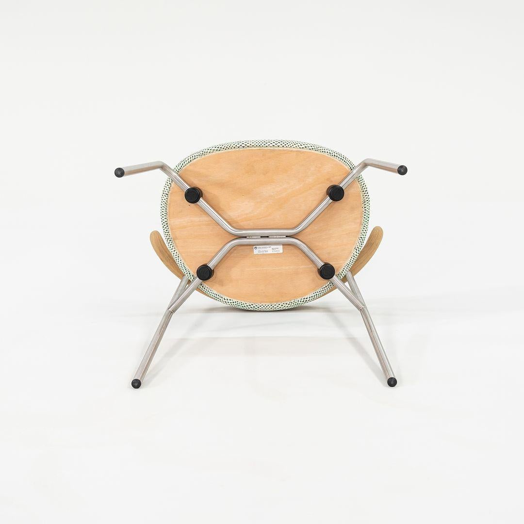 2023 Hans Wegner für Carl Hansen CH88P Stuhl Öl Eiche COL Leder Edelstahl im Angebot 3