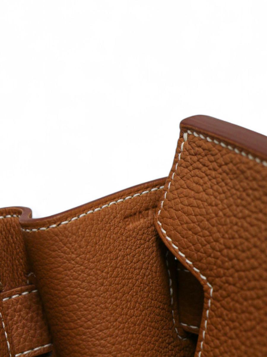 2023 Hermès HAC 40 canvas and leather For Sale 4