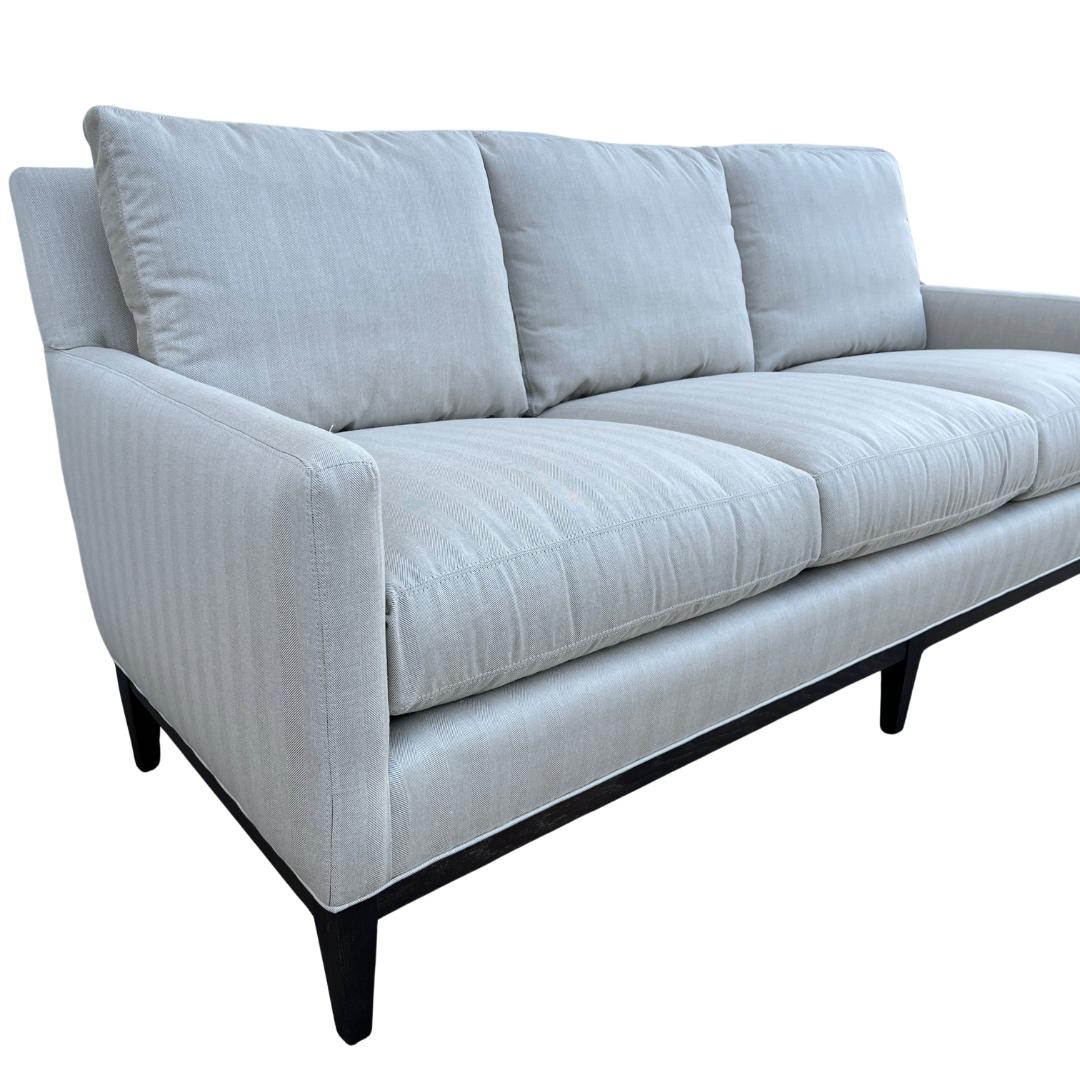 American 2023 Lee Industries Performance Transitional Sofa For Sale