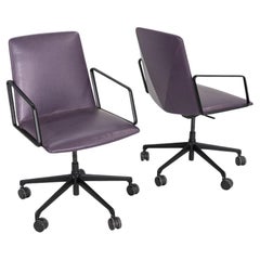 2023 Lievore Altherr Molina Bernhardt Design L.A.M. Desk Chair, Purple (14x)