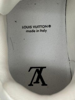 2023 Louis Vuitton x Yayoi Kusama White Leather Trainer Sneakers