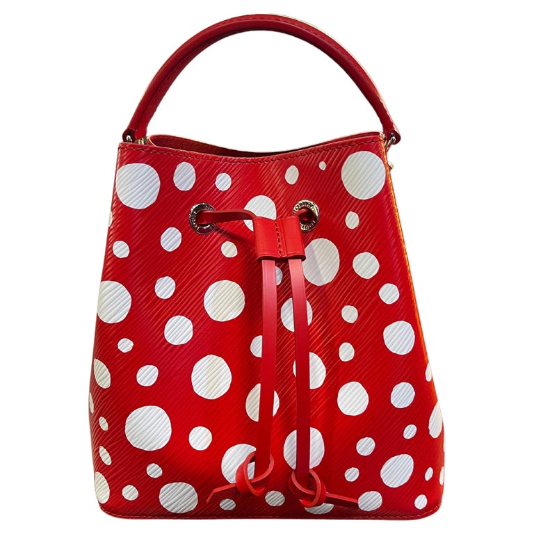2023 Louis Vuitton Yayoi Kusama Red Epi Polkadot NeoNoe BB Bucket Bag For  Sale at 1stDibs