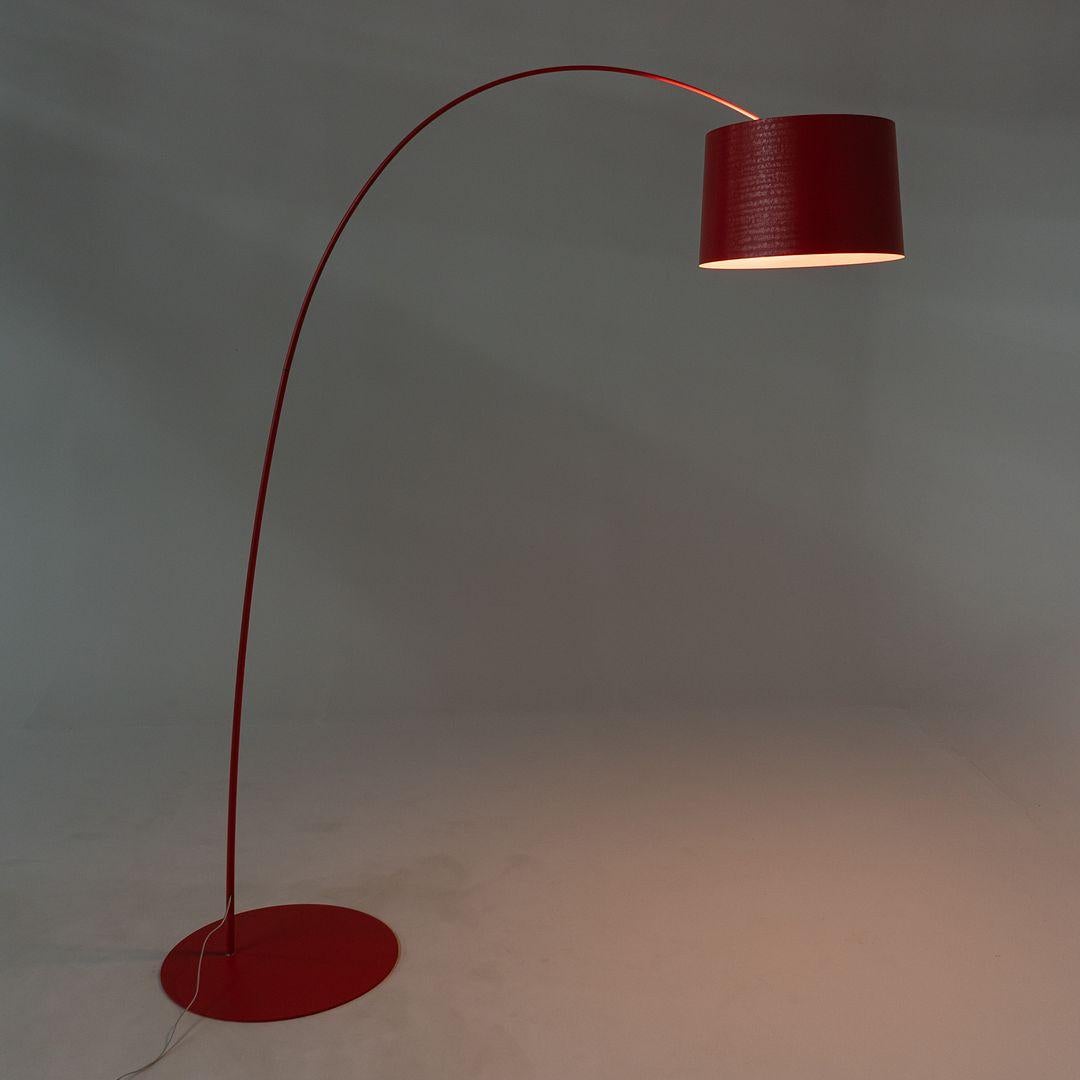 Italian 2023 Marc Sadler for Foscarini of Italy Twiggy Floor Lamp in Red For Sale