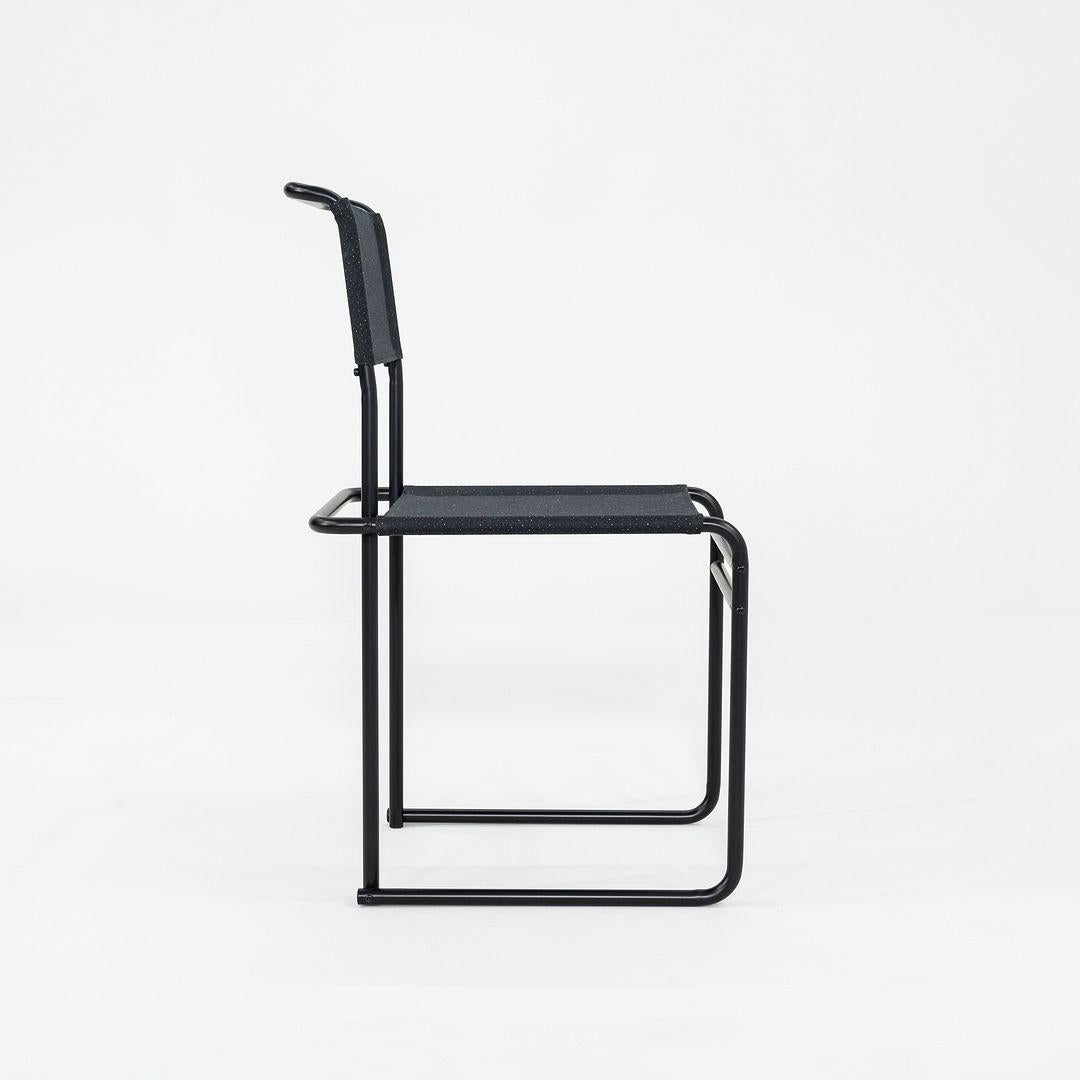 2023 Marcel Breuer pour Tecta Chaise de salle à manger B40 avec tissu et structure noirs Excellent état - En vente à Philadelphia, PA