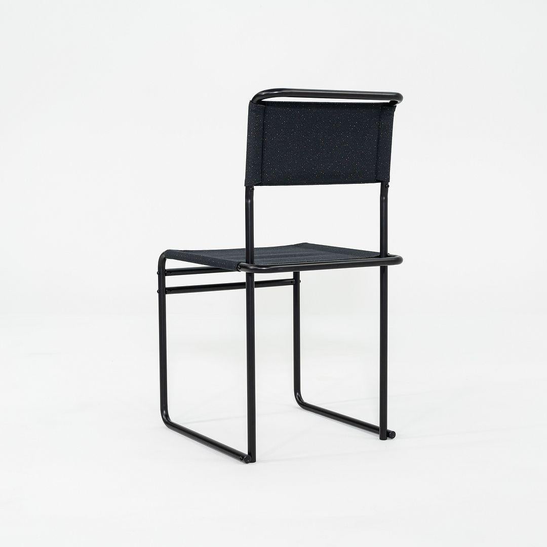 XXIe siècle et contemporain 2023 Marcel Breuer pour Tecta Chaise de salle à manger B40 avec tissu et structure noirs en vente